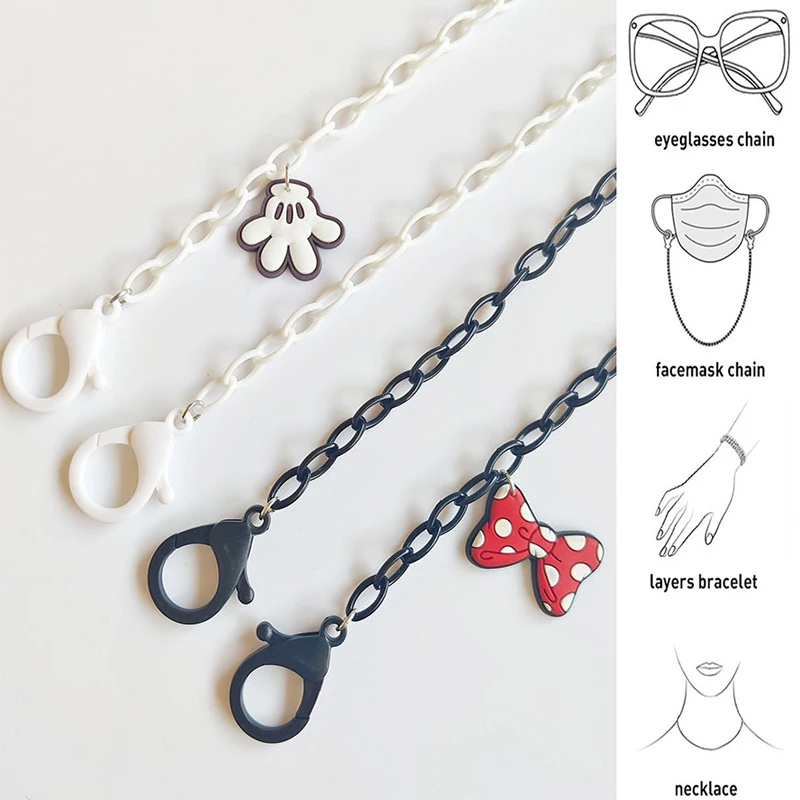 Cadena acrílica creativa para gafas de sol para niños, soporte de correa para gafas de lectura, collar de joyería, regalo para mujeres