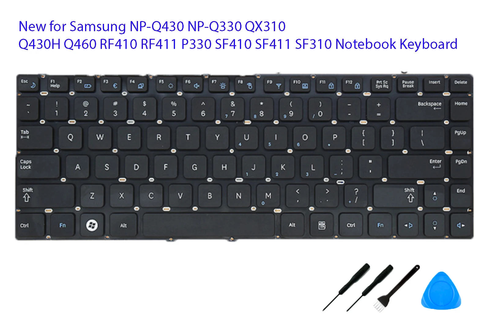 Новинка для Samsung NP-Q430 QX310 Q430H Q460 RF410 RF411 P330 SF410 SF411 SF310 Клавиатура для ноутбука