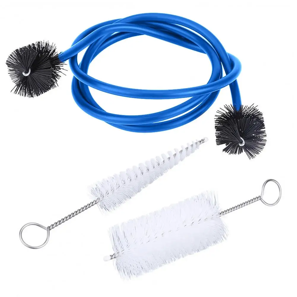 1 Set Universal Trumpet Cleaning Combo  Clean Fully Plastic Trumpet Valve Casing Brush  Trumpet Maintenance Brush Kit