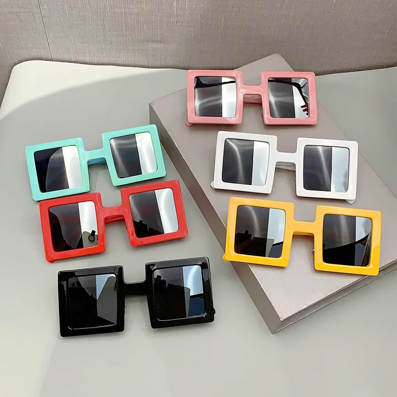 Fashion Vintage Luxury Brand Designer Square Sunglasses Women For Men Sun Glasses Punk Popular Outdoor Oversized Big Frame Shade