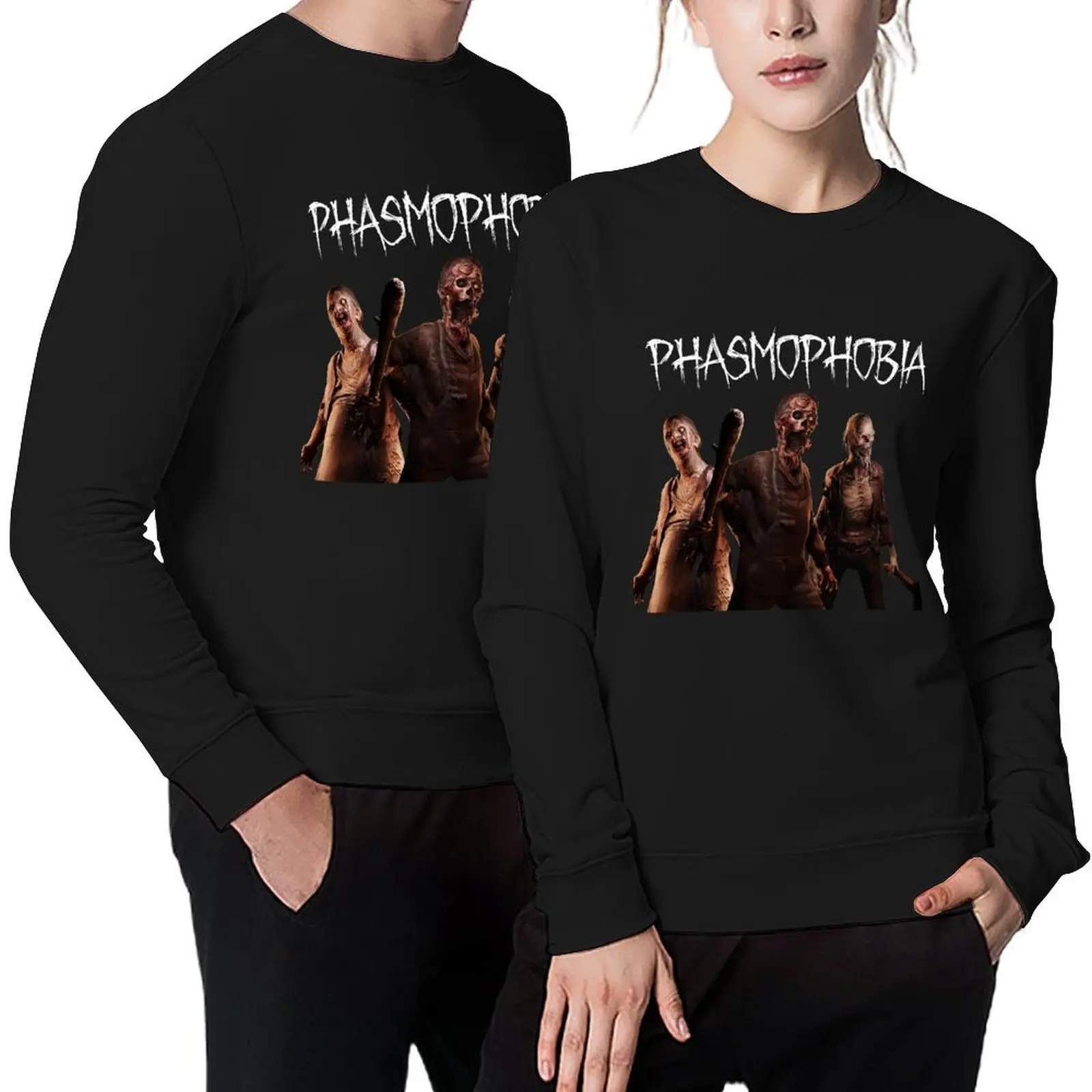 

Phasmophobia Ghost Models Pullover tracksuits autumn new products men's sweat-shirt set men's sweat-shirt sweatshirts