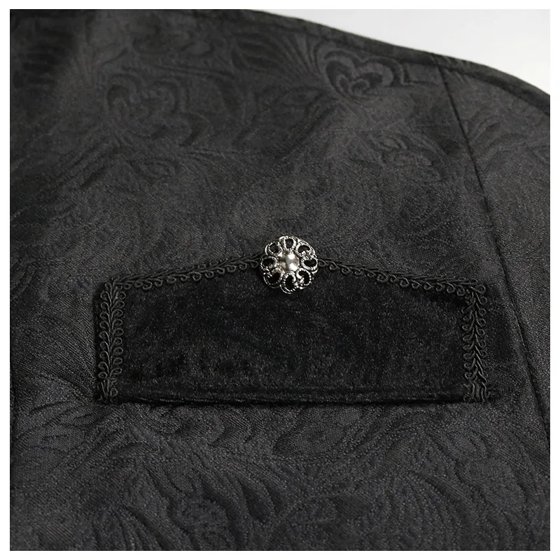 Disfraz de Tuexdo victoriano para hombre, chaqueta de terciopelo Medieval, traje de boda Vintage, traje de Nobleman para fiesta de Cosplay