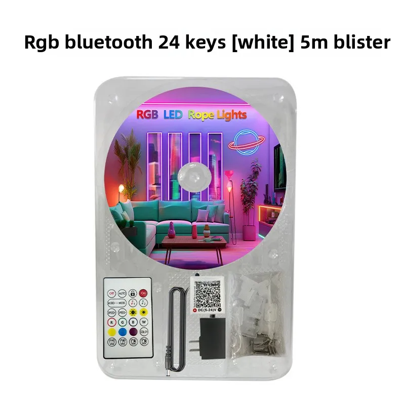 New Intelligent Voice Controlled Colorful Neon Lights With Rgb Silicone Light Strips, Running Horses, Flowing Water Atmosphere L