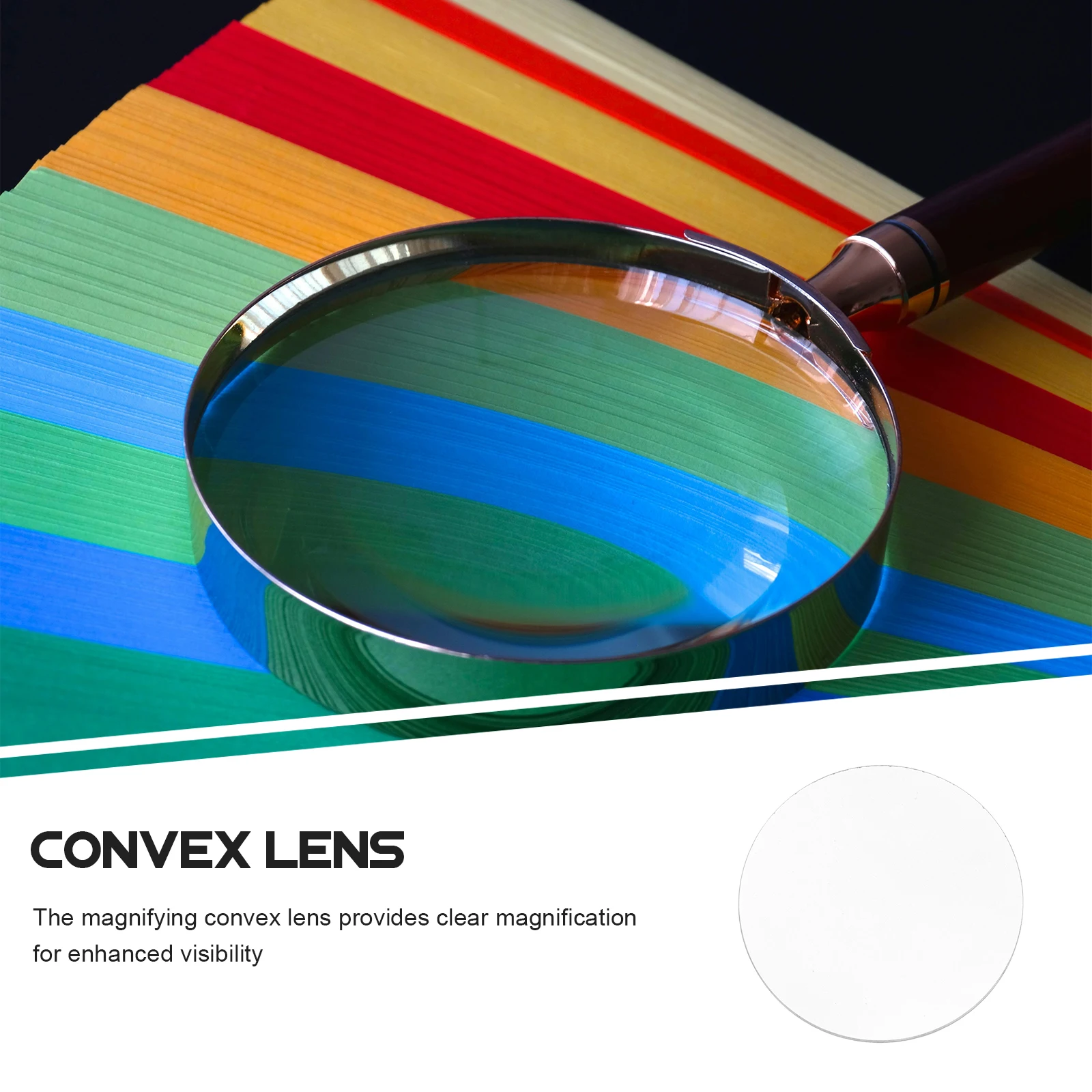 

Physics Classroom Lens 75mm Diameter 25mm Focal Length Convex Lens Optical Glass Lenses Magnifier Solar Heating