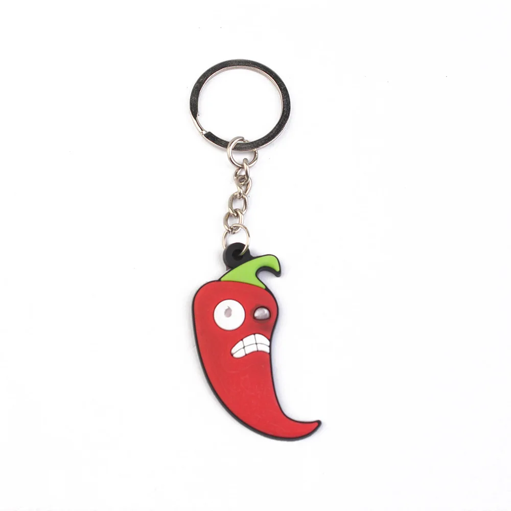 Plants Vs Zombies Game KeyChain Cartoon Character,PVC Keychain,Backpack Pendant,Children's Accessories,Children's Birthday Gifts