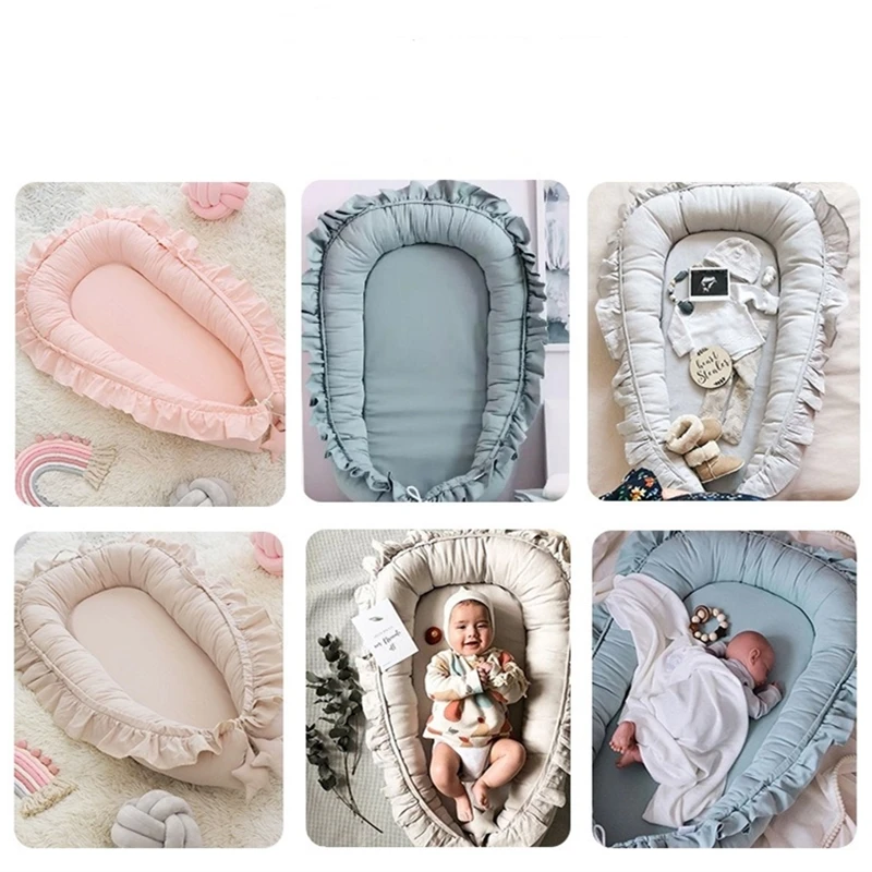 كراسي أطفال، وسادة دعم محمولة للرضع لحديثي الولادة من عمر 0 إلى 24 شهرًا، قاعدة قطنية ناعمة ومسامية لوقت البطن والعناية اليومية #2