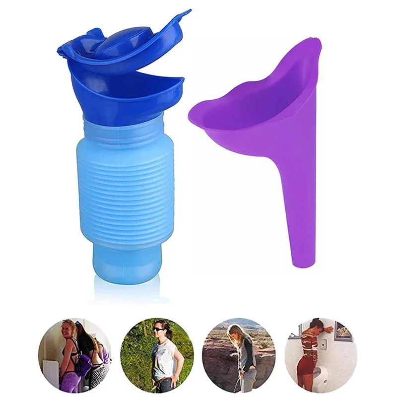 

Portable Adult Urinal Outdoor Camping Travel Urine Car Urination Soft Toilet Urine Help Men Woman Toilet Urinals Portable Toilet