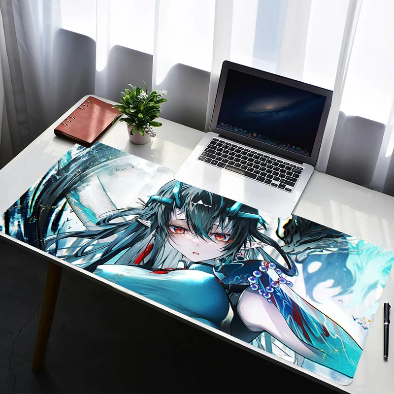 

Gaming Arknights Dusk Mouse Pad Desk Mat Gamer Professional Premium Mousepad Functional Speed Control Accessories Keyboard Pad