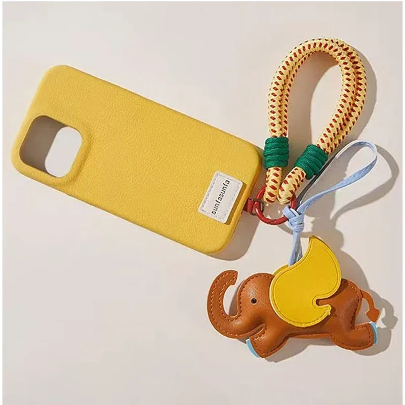 

Кожаная подвеска-сумка Dumbo, милая и игривая сумка, очаровательная сумка, аксессуары, школьная сумка, подвеска для рюкзака