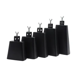 Cowbell 4/5/6/7/8 Inch Jazz Style Music Tools Metal Steel Cattlebell Cow Bell Drum Kit Parts Percussion Instruments Accessories