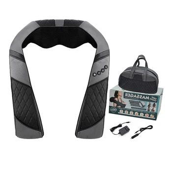 Electric hot sale massage pillow product deep tissue 4D kneading massage neck stretcher pain relief finger press massager