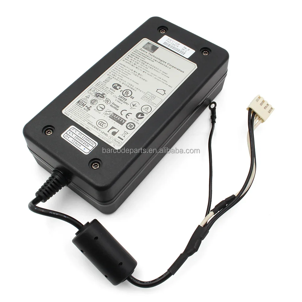 P1037974-065 Original AC Power Supply Adapter for Zebra ZT210 ZT220 ZT230 ZT200 Thermal Barcode Label Printer The Power Adapter