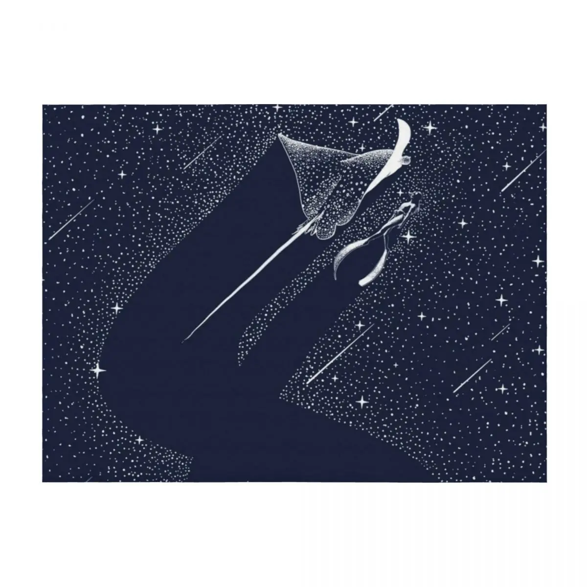 

Star Collector and Diver Throw Blanket Nap Fashion Sofas Cute Softest Blankets