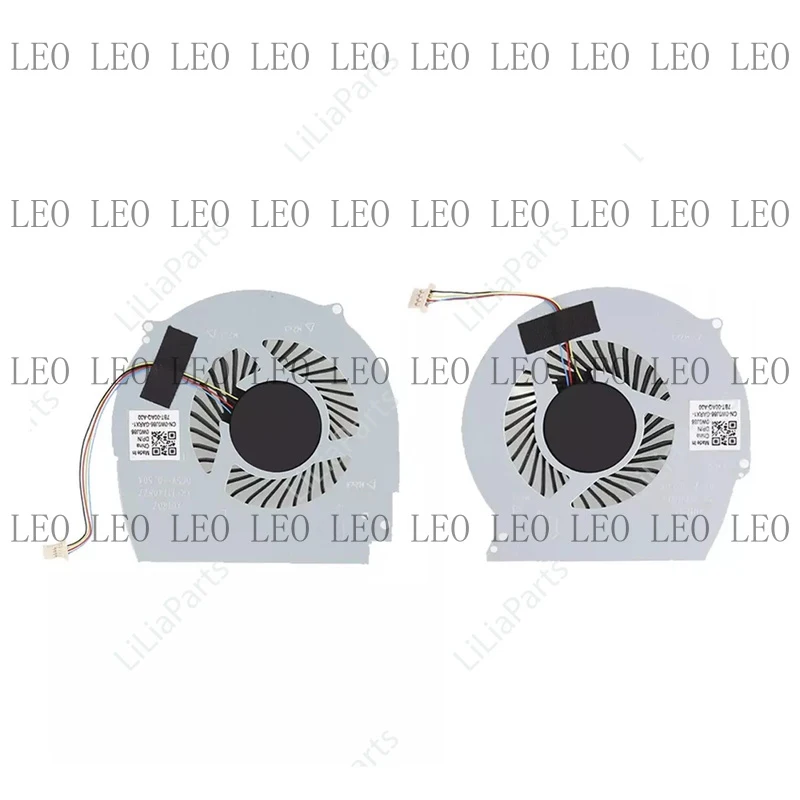 SS CPU GPU Cooling Fan For Dell Inspiron 15 7566 7567 0NWW0W 0147DX 4 PIN DC 5V