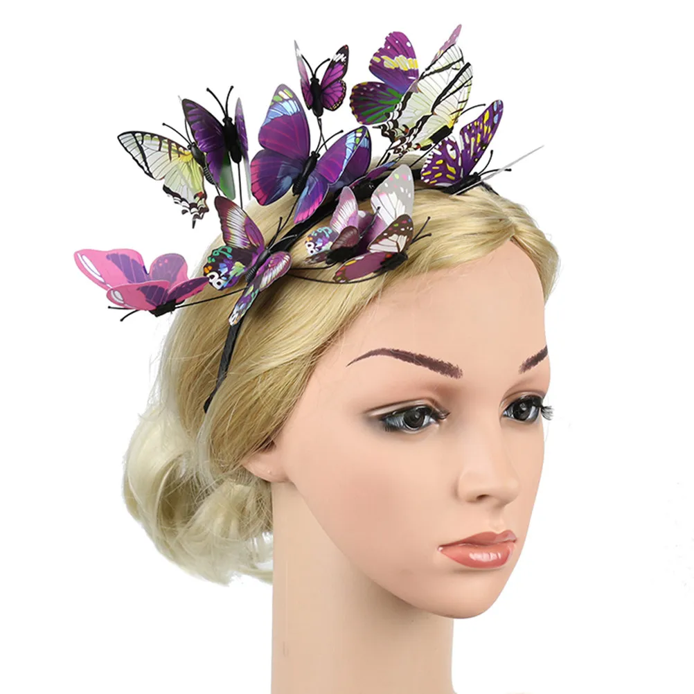 

Purple Butterfly Headband Hairband for Women Sparkling Party Hair Accessories Elegant Perfect for Special