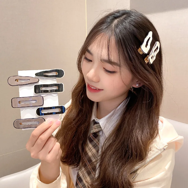 Jepit Rambut Model Poni Korea Desain Duckbill Lengkung