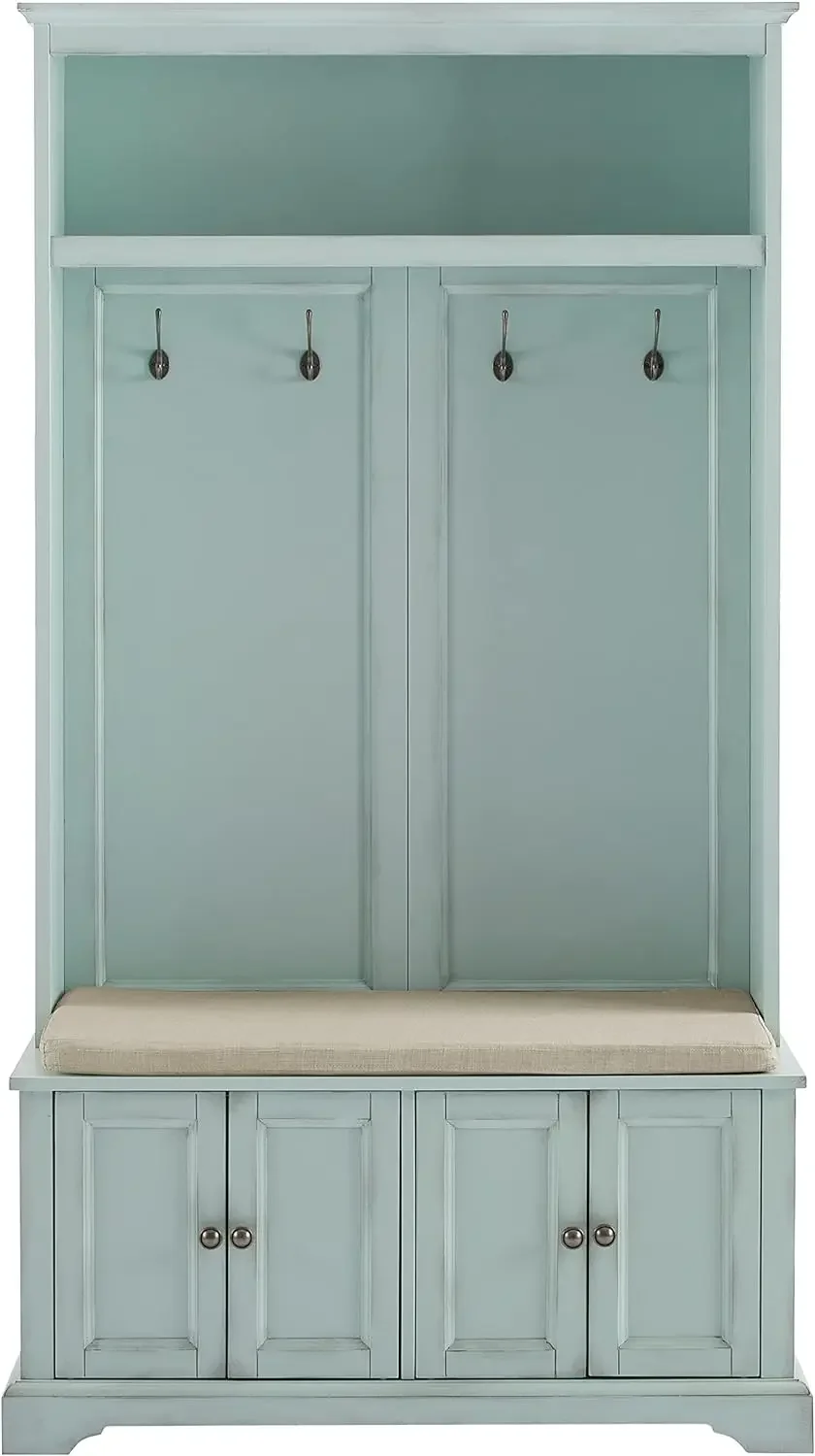 Arbre de hall Holbrook de Crosley Furniture, DistMurcia Seafoam Blue