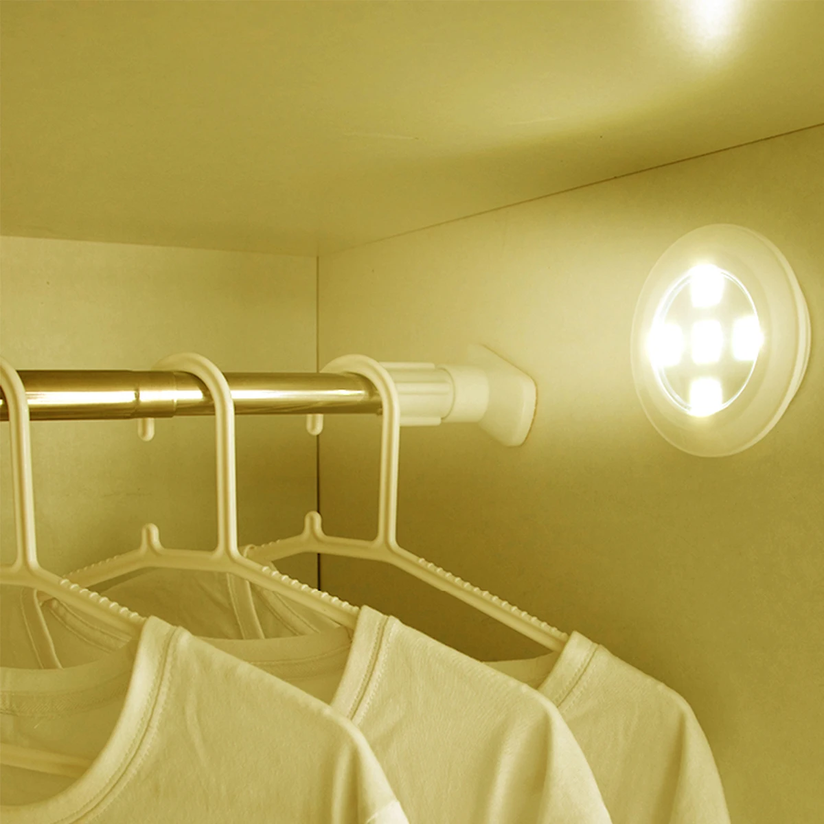 

3pcs Touch Night Led Cabinet Wireless Wall Light For Bedroom Closet Wardrobe Dimmable Infrared Switch No Warm Light Easy