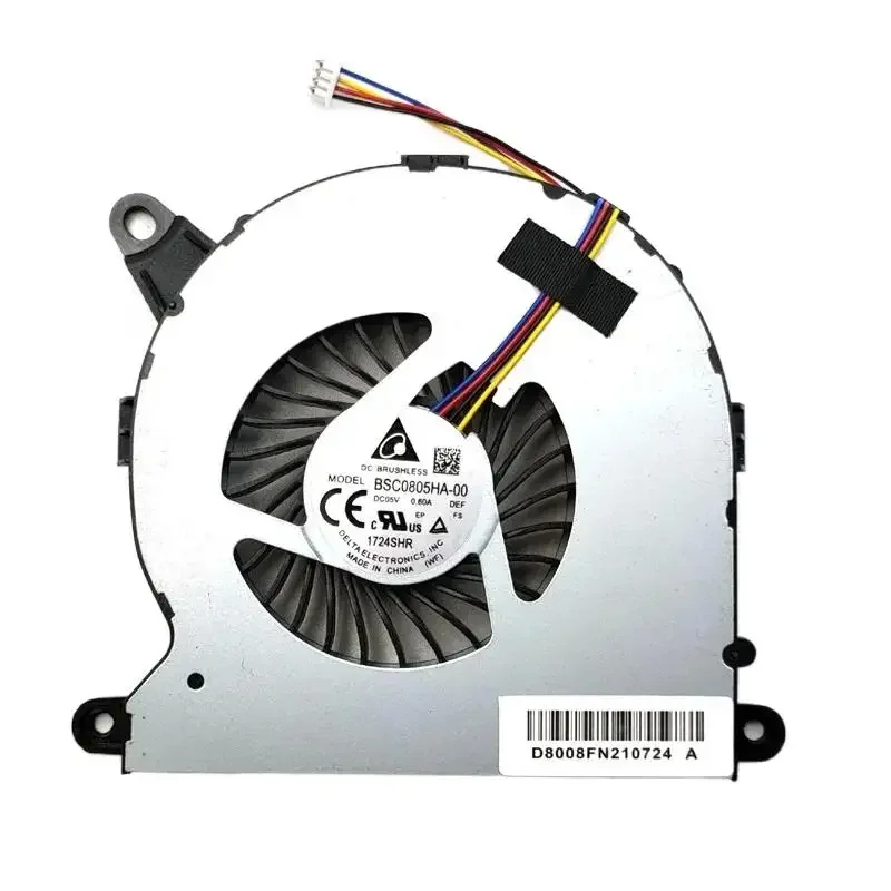 New for Intel nuc8i7beh nuc8i5beh nuc8i3beh mini PC CPU cooling fan BSC0805HA-00 nuc8 i3 i5 I7 Computer fan 1z24l9r 4 pin