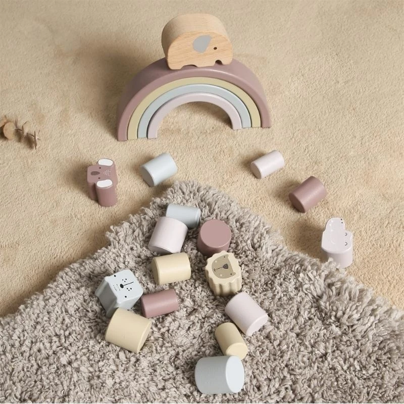 التعليمية التراص كتلة التوازن لعبة تعليمية مقوسة كتلة رياض الأطفال 15UB #1