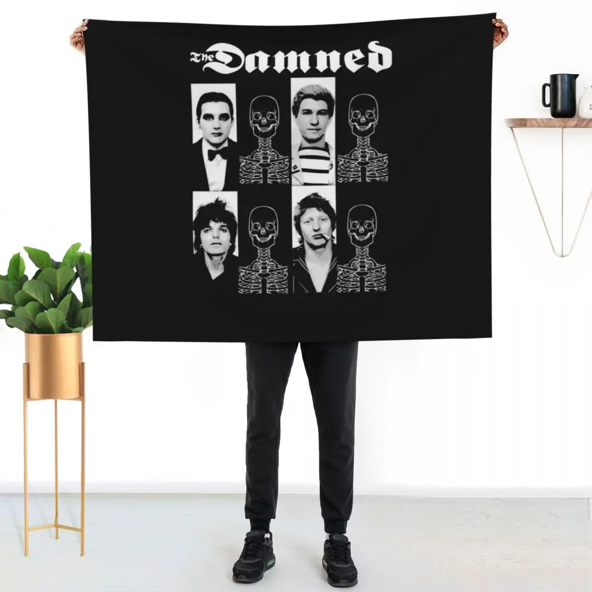 The Damned Throw Blanket Plaid Soft Thermal Giant Sofa Nap Multi-Purpose Blankets