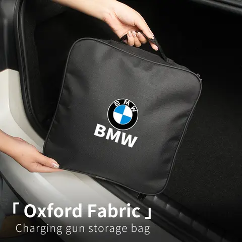 자동차 충전 케이블 보관 가방, 전기 자동차 충전기, 방수 EV 자동차 충전식 총 정리함, BMW i3 i4 i5 i7 iX1 iX