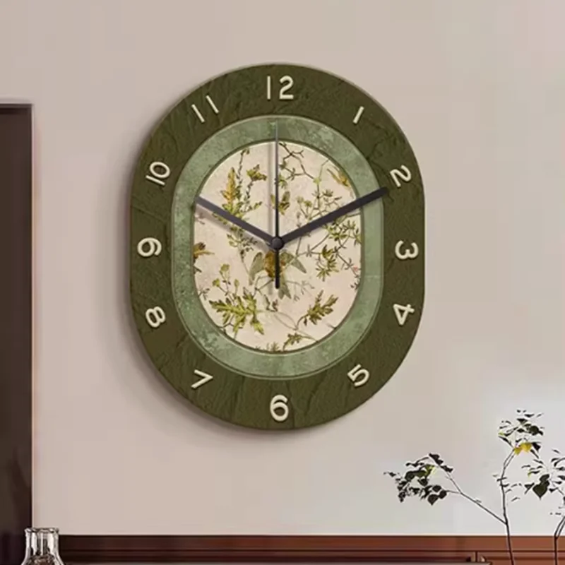 Wooden Numerals Wall Watch Clock Elegant Unique Classic Style Wall Clock Digital Design Modern Zegar Sciennny Bedroom Stuff
