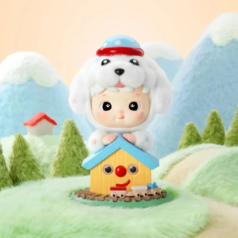 

Genuine Haccipupu Cotton Candy Puppy Anime Figure Trendy Hanging Card Cute Toy Desktop Car Ornament Customized Birthday Gift