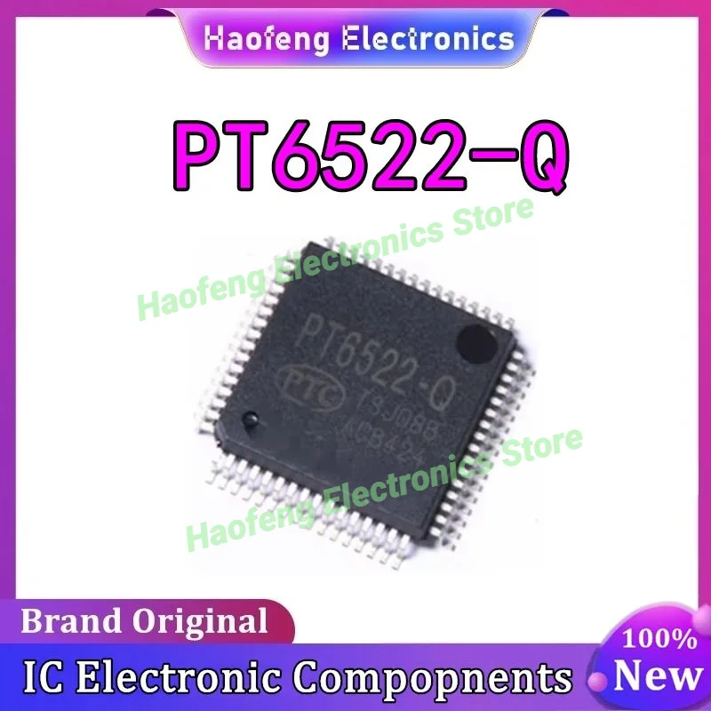 

Новый оригинальный PT6522-Q Auto IC чип модуль питания спидометр черный экран ремонтный чип для Mazda 2 3 6 CX5 CX-5 CX30