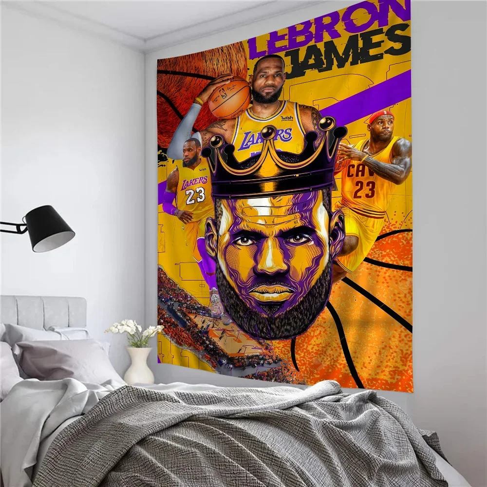 منشفة ناعمة ماصة للاعبي كرة السلة للأطفال ، منشفة السباحة ، أنيمي ، الشاطئ ، السباحة ، السفر ، التخييم ، الهدايا ، الأطفال ، L-lebrone ، جيمس #5