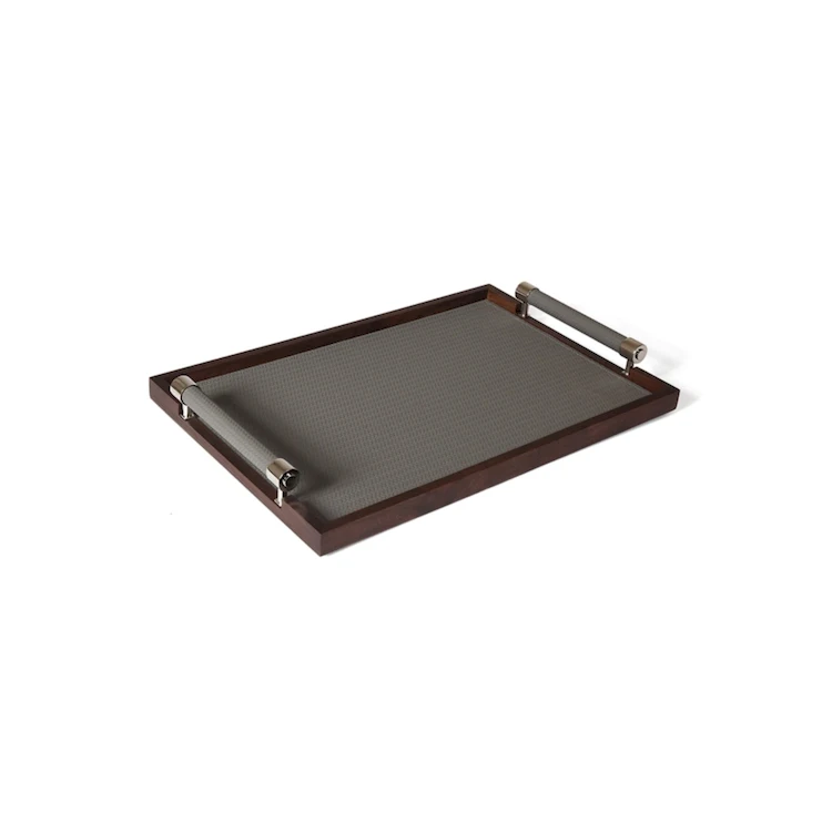 Wholesale High Quality Modern Lxury Serving Food Solid Rectangle Trays Decorations for Home Eco Friendly Products 2024