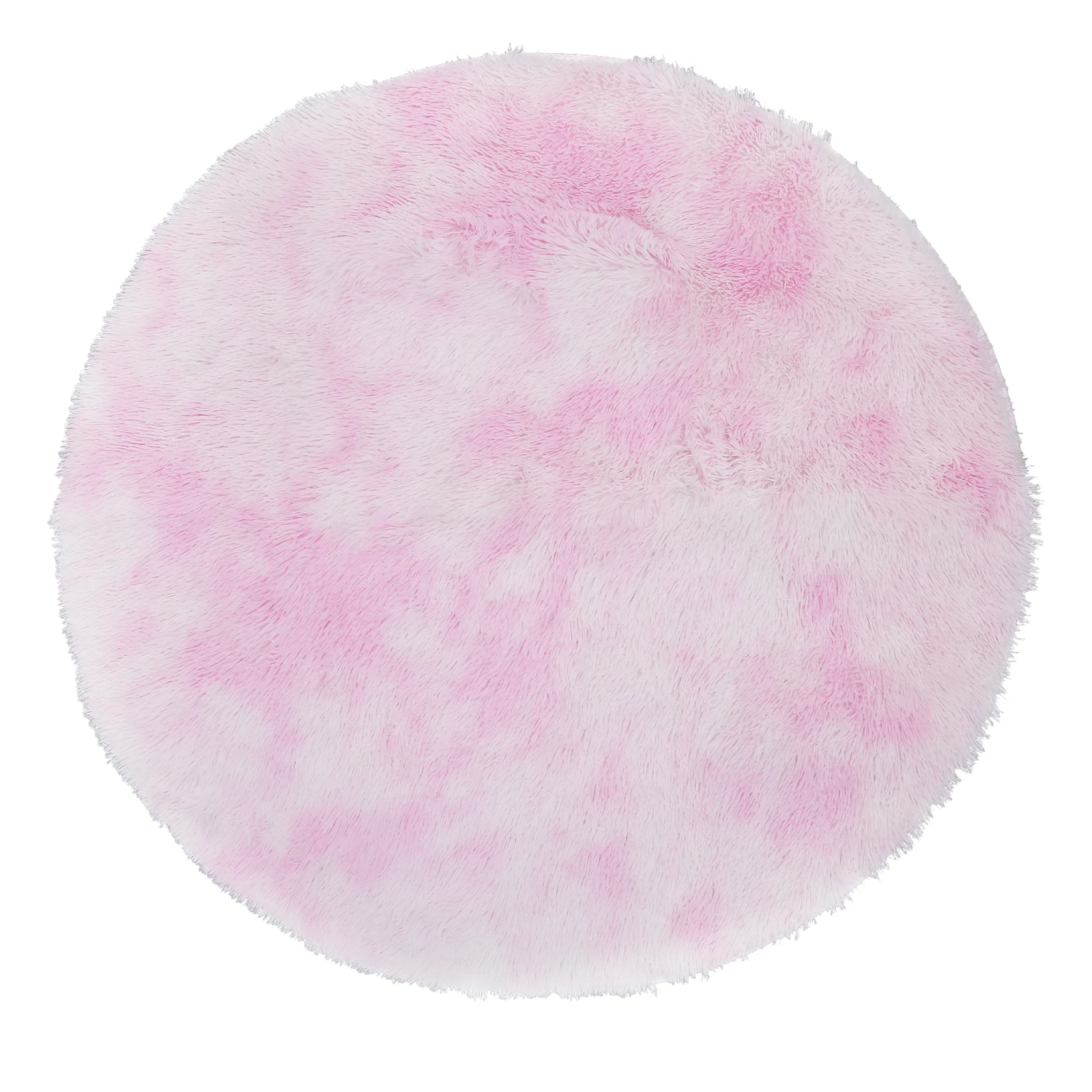

1pc Round Floor Cushion Decorative Dyeing Carpet Anti-Skid Bath Living Room Mat Home Hotel Bedroom Supple Floor Rug