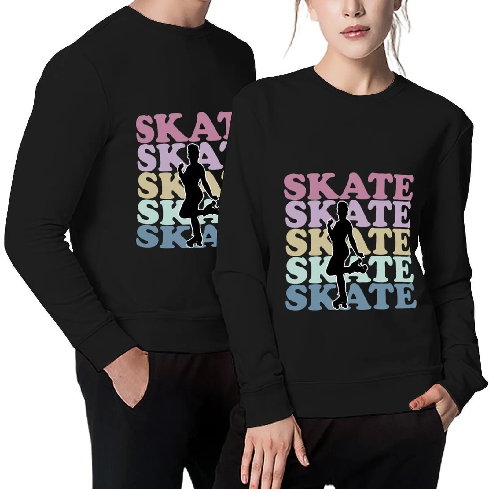 

Skate Retro Roller Skating Pullover fashion men tracksuits men's autumn clothes autumn clothes hoody