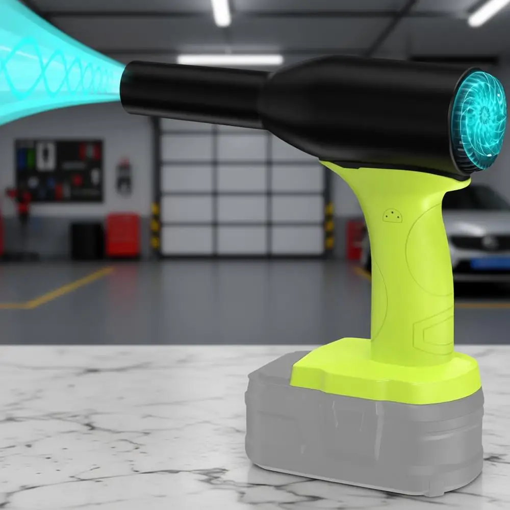 

Беспроводная воздуходувка, 18В, литий-ионный аккумулятор, 90000 об/мин, компрессор для сдувания пыли, 400Вт, воздуходувка для листьев 18В, для барбекю, компьютера, автомобиля, клавиатуры (без B