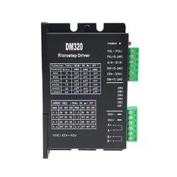 DM320 2H320 Stepper motor driver controller PULSE 12800 microstep motor brushless DC motor shell for 28 35 42 stepper drivers