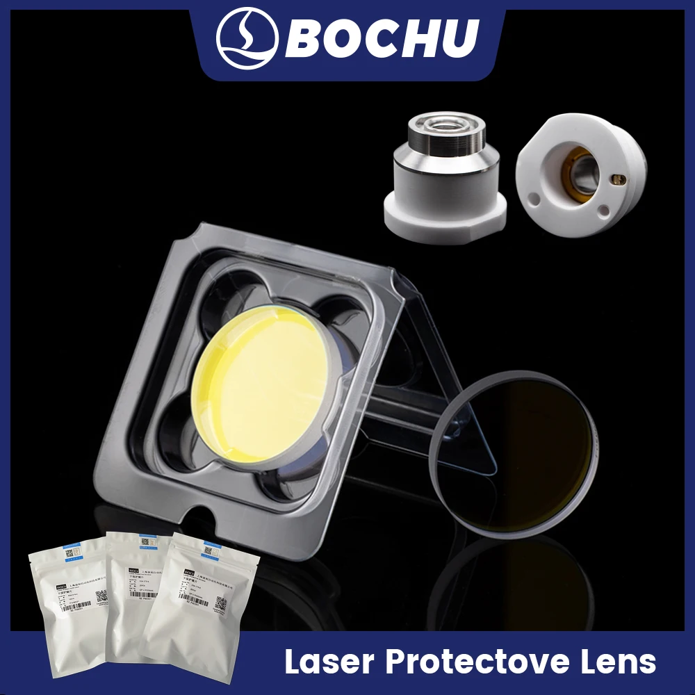 Original BOCHU Laser Protective Windows 34x5 21.5x2 25.4x4 Ceramic Anti-collision Screw for BOCHU BLT641 421 831 Laser Machine