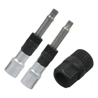 T50/M10 33 Teeth Tool Alternator Pulley Center Bolt Remover Socket Alternator Pulley Socket Drill Bit Wrench Tool