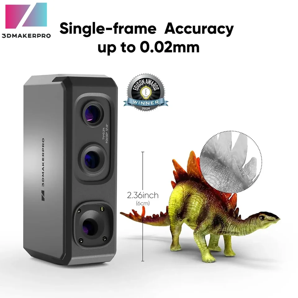 3DMAKERPRO Seal Lite 多軸ターンテーブル付き 3D スキャナー 0.02mm