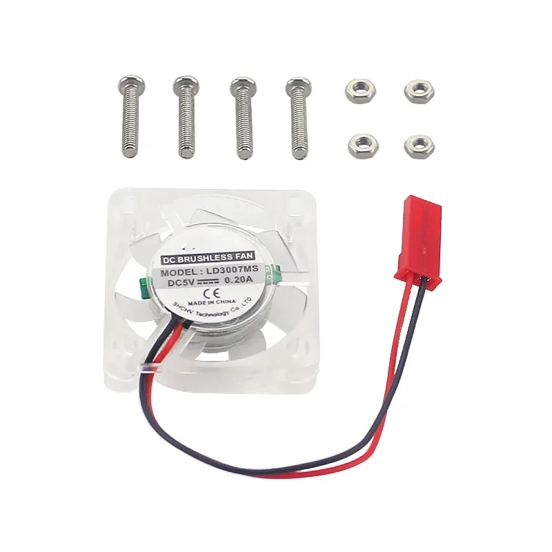 Охлаждающий вентилятор Raspberry Pi 4, 30 x 30 мм, охлаждающий вентилятор для Raspberry Pi 4B 3B 3B+ для Orange Pi