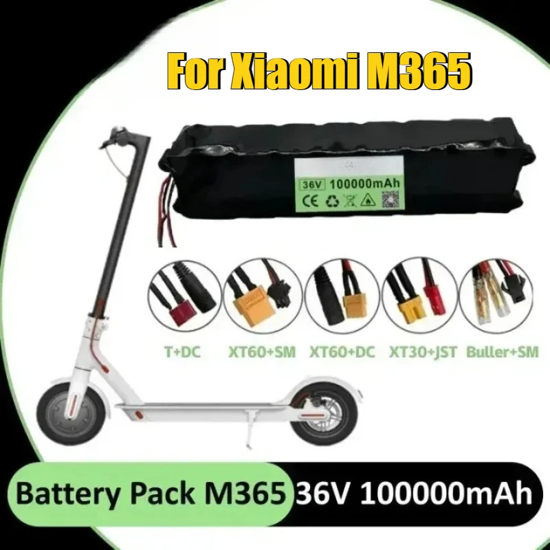 

For Xiaomi M365 36V100Ah Electric Scooter Battery Pack 36V 100000mAh Battery Pack for Electric Scooter