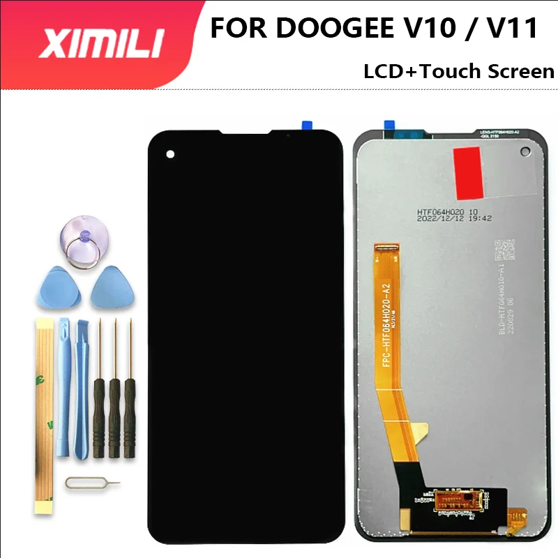 

6.39 Inch New Original DOOGEE V10 LCD Display+Touch Screen Digitizer Assembly100% Tested for V11 Replacement