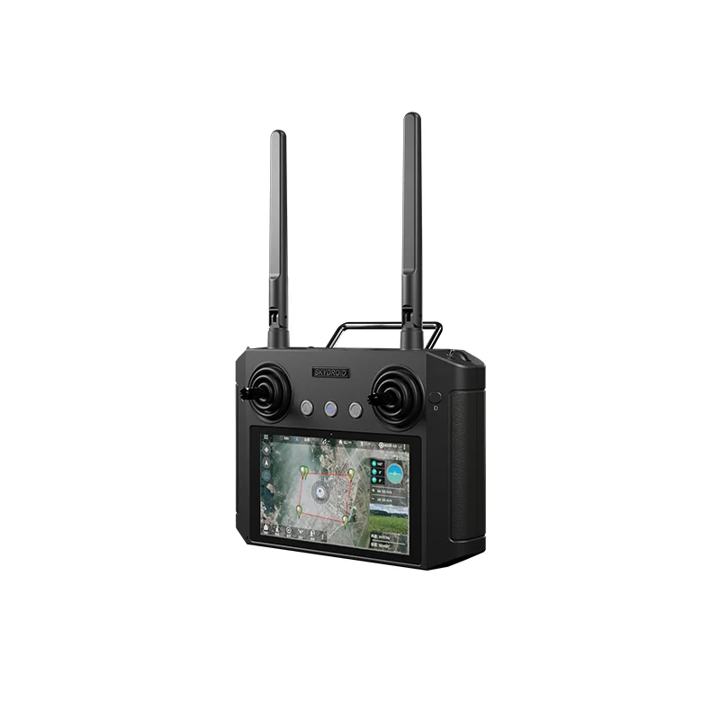 รีโมทคอนโทรลโดรน SKYDROID H12: หน้าจอ FHD 5.5 นิ้ว, ระยะ 30 กม., แบตเตอรี่ 10000mAh, เสาอากาศคู่, พอร์ต Serial และอื่นๆ - ระดับมืออาชีพ