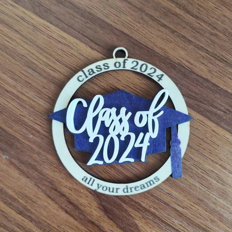 Personalized Graduation Name Ornament, Class Of 2024, University, College Graduation, High School Graduate Ornament