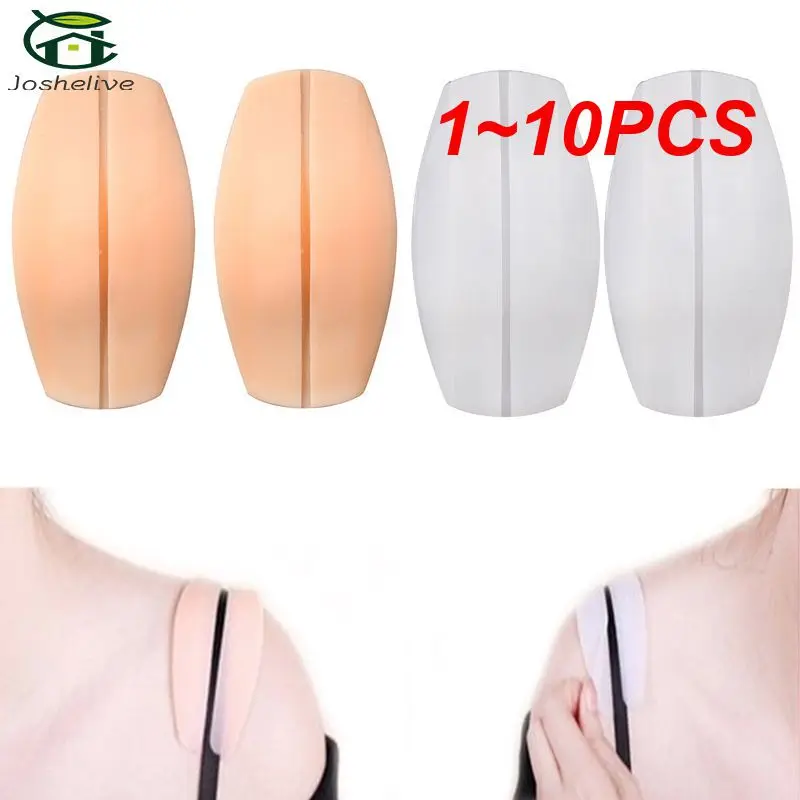 1~10PCS Silicone Shoulder Pad Soft Bra Strap Holder Cushions Non Slip Shoulder Strap Pads Holder Bra Relief Pain For Woman