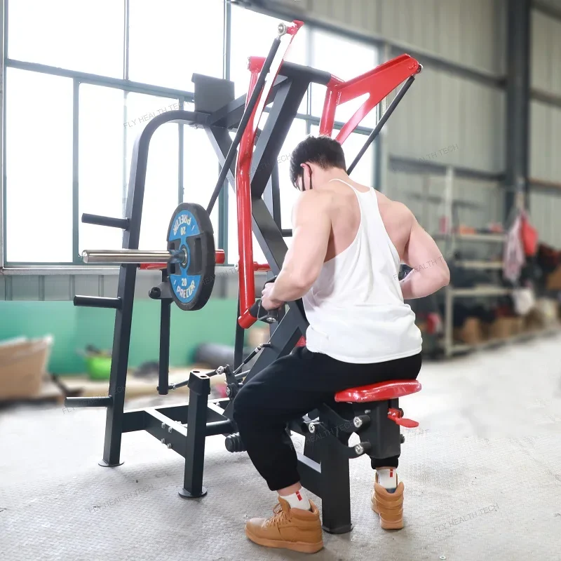 Maszyna LOW ROW Sprzęt fitness Komercyjna siłownia Fitness do ćwiczeń ciała Wytrzymała płyta Ładowane SUPER Sprzęt do ćwiczeń