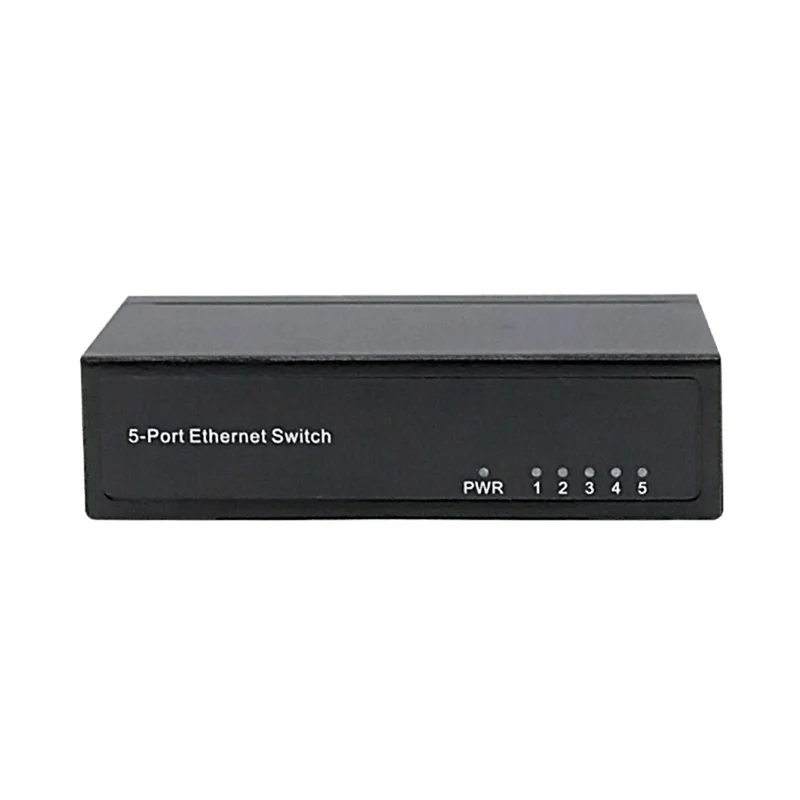 

Exquisite-5 Ports Gigabit Network Switch, 1000Mbps Tiny Ethernet Splitter Network Switch For Desktop And Wall Mount ,Plug And Pl