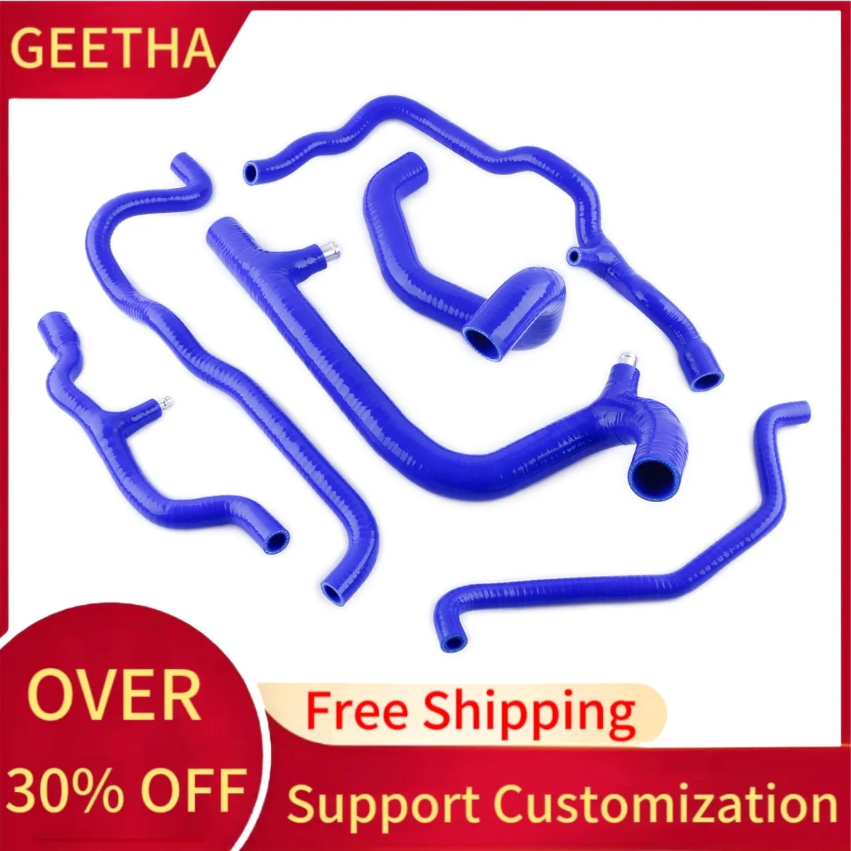 For 1999-2006 Renault Clio II 2.0L RS 172 182 Cup 16V Silicone Radiator Coolant Hose Kit 2000 2001 2002 2003 2004 2005