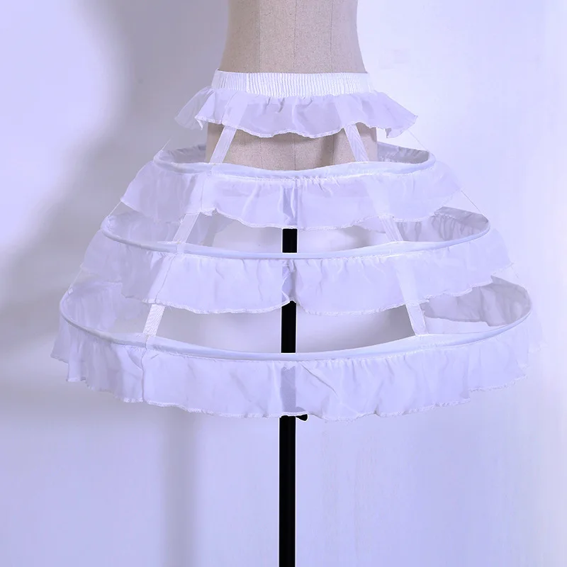 A-line Shaped Bell Shaped Ruffled Birdcage Lolita Petticoat 2022