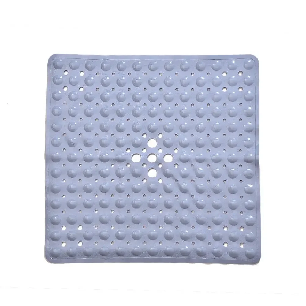 Bath Mat Square Suction Grip Shower Pad Anti-Slip Waterproof Floor Rug Bathroom Toilet Cushion Washroom Flooring Wholesale Price