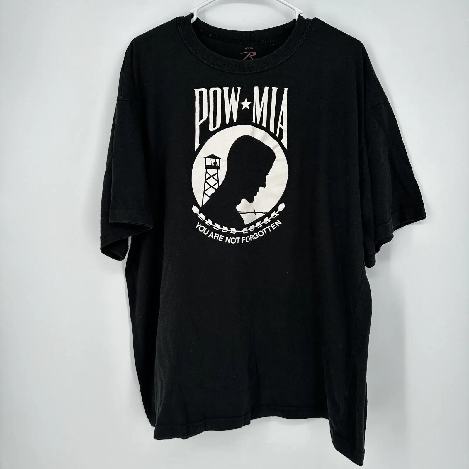 Rothco 2XL Rare VTG Pow Mia You Are Not Forgotten T Shirt